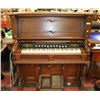 Image 1 : HANDCARVED DOMINION PUMP ORGAN/PIANO MADE IN