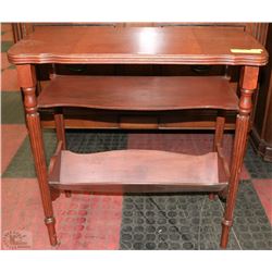 WOODEN MAGAZINE TABLE