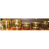 Image 1 : 5 BRASS PLANTERS