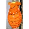 Image 1 : ORANGE ART GLASS VASE