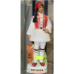 VINTAGE ITALIAN HANDPAINTED METAXA LIQUOR