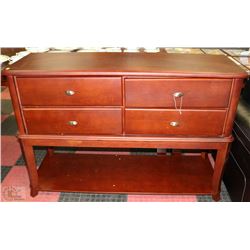 NEW WOOD 4 DRAWER SIDEBOARD
