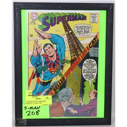 SUPERMAN #208 COMICBOOK DISPLAY 12 CENT COPY