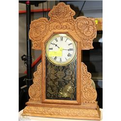 VINTAGE U.S. MADE GINGERBREAD CLOCK