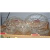 Image 1 : BOX WITH ESTATE CUT GLASS DISHES
