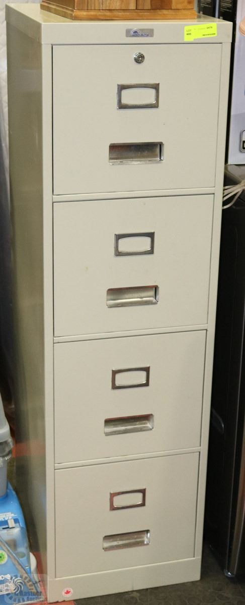 Beige Commander 4 Drawer Filing Cabinet