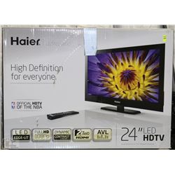 PREVIOUSLY ENJOYED HAIER 24" LED HD TV