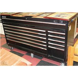WESTWARD 12 DRAWER TOOL BOX W/ WHEELS & KEY
