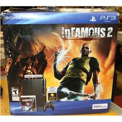 PS3 320GB CONSOLE WITH 3 CONTROLLERS AND CABLES