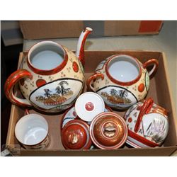 FINE BONE CHINA JAPANESE TEA SET COLLECTIBLE