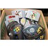 Image 1 : NINTENDO 64 WITH 3 CONTROLLERS, 4 GAMES, CABLES