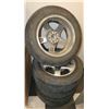 Image 1 : SET OF 4 GOODYEAR TIRES P21565R17 ON DODGE RIMS