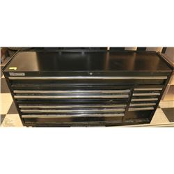 WESTWARD 12 DRAWER TOOL BOX W/ WHEELS NO KEY
