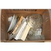 Image 1 : BOX WITH MISC.CANDY DISHES, COLLECTOR PLATES,