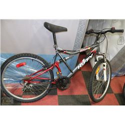 HUFFY 18 SPEED FULL SUSPENSION MOUNTAIN BIKE