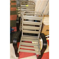 SET OF FOUR LAWN CHAIRS