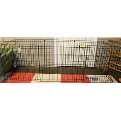 METAL INDOOR/OUTDOOR PET ENCLOSURE -
