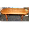 Image 1 : HANDMADE WOODEN OVAL COFFEE TABLE