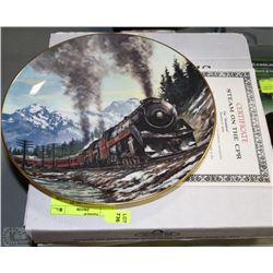 2 "STEAM ON THE CPR" BY BRADFORD EXHANGE COLLECTOR