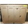 Image 1 : 4 SLOT MAILBOX WITH KEYS 22"X18"