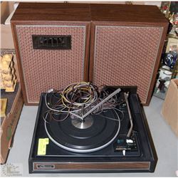 VINTAGE RECORD LP PLAYER GERRARD MADE IN JAPAN &