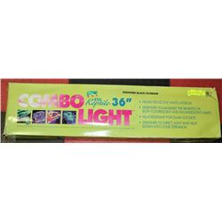 NEW REPTILE COMBO LIGHT 36"DESIGNER BLACK INTERIOR