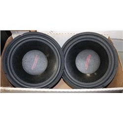 2 NEW  MAGNUM CAR AUDIO BASS SPEAKERS