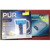 Image 1 : LOT WITH GLASS KITCHEN SCALE AND ULTIMATE PUR DUAL