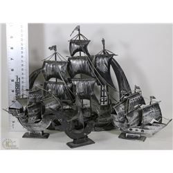 METAL ORNAMENT SHIPS PINA,NINA & SANTAMARIE