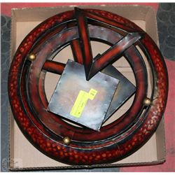 SET OF 2- 16" METAL WALL DESIGNS