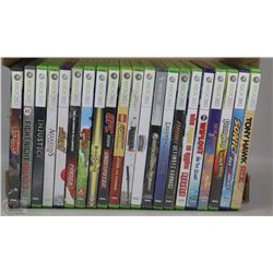 LOT OF 21 XBOX 360 GAMES