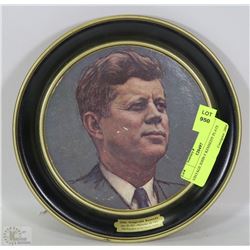 VINTAGE JOHN F KENNEDY PLATE