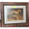 Image 1 : PAIR OF FRAMED LEOPARD PICTURES