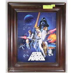 FRAMED 16 X 20 STAR WARS PRINT