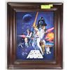 Image 1 : FRAMED 16 X 20 STAR WARS PRINT