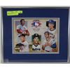 Image 1 : FRAMED LTD ED.  UPPER DECK BASEBALL PICTURES
