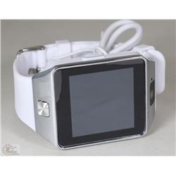 NEW WHITE BAND SMART WATCH WITH CAMERA