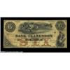 Image 1 : Fayetteville, NC- Bank of Clarendon $6 Nov. 1, 1853 G4a Pennell 460A much above average odd denomina
