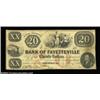 Image 1 : Fayetteville, NC- Bank of Fayetteville $20 Jan. 8, 1861 Jan. 8, 1861 G14a Pennell UNLA nice evenly c