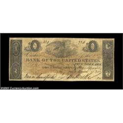 Fayetteville, NC- Bank of the United States $5 March 7, 1830 C292A very rare note payable at the ban