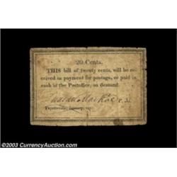 Fayetteville, NC- Duncan Kellar Rae 20¢ Jan. 1815A fantastic early Fayetteville note payable at the