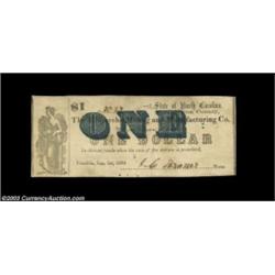 Franklin, NC- The Ellijayche Mining & Manufacturing Co. $1 Jan. 1, 1863Another very high grade examp