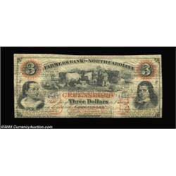Greensboro, NC- Farmers Bank of North Carolina $3, $4, $5, $10 G2a, G4a, G6a, G8a Pennell 730, 740,