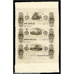 Greensborough, NC- T.R. Tate $1-$3-$5 Uncut SheetThis is the sheet that misspelled Mr. Tate's first