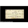 Image 1 : Highmount Tannery, NC- Jas. C. Caraway 50¢ May 12, 1862Last in this very special offering. Uncircula