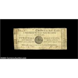 Hiwassee, NC- John Walker 12 1/2¢ Nov. 8, 1816One of the greatest pieces of scrip in this collection