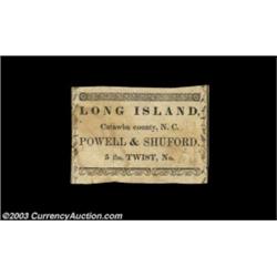 Long Island, NC- Powell & Shuford Five Pounds TwistUnique to our best knowledge, formerly part of th
