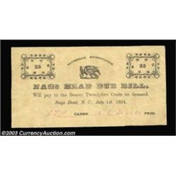 Nags Head, NC- Nags Head Due Bill 25¢ July 1, 1854One of the highlight items in this collection, and