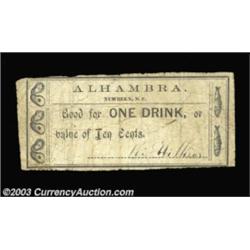 Newbern, NC- Alhambra 10¢A rare piece of scrip from an issuer we've had to offer only once in the pa