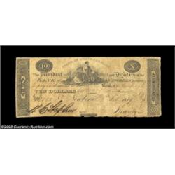 Newbern, NC- Bank of Newbern $10 July 5, 1819 C32 Pennell 980The Pennell and Haxby plate example of